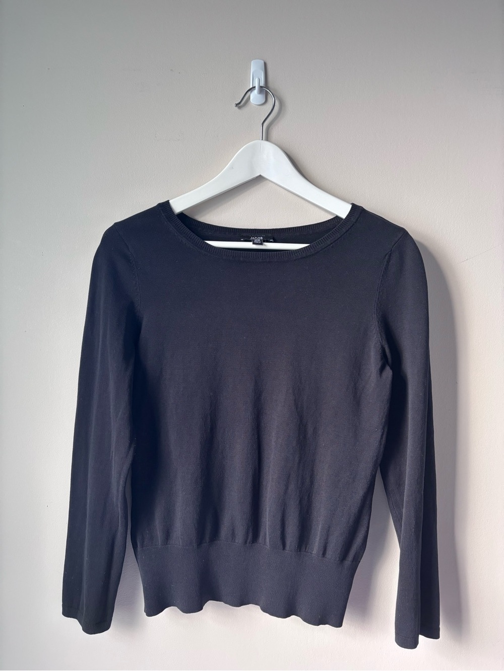 Jacob Black Scoopneck Crew Sweater